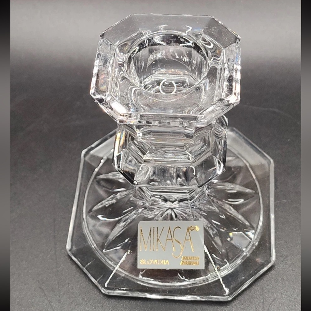 Mikasa Crystal Candle Holder